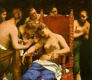 CAGNACCI, Guido The Death of Cleopatra oil painting